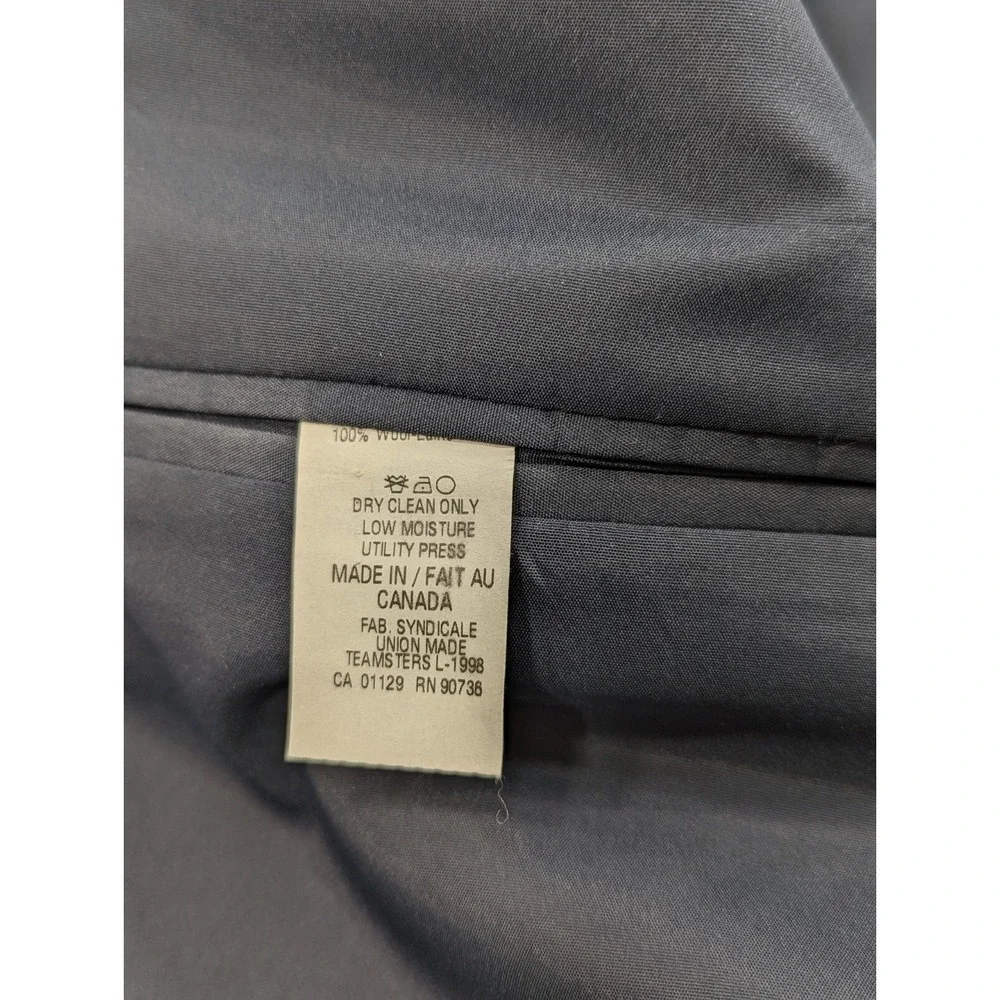 Lauren Ralph Lauren Sport Suit‎ Jacket Coat 40R Navy Gold Buttons Wool Blazer